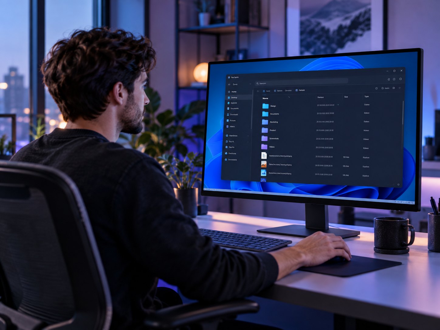 Explorer One browsing on a Windows workstation