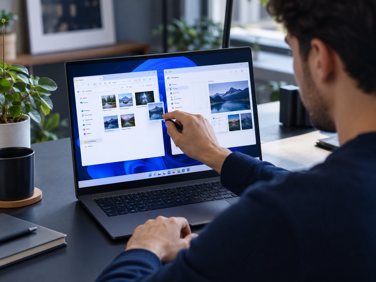 Files moving between Explorer One and desktop applications