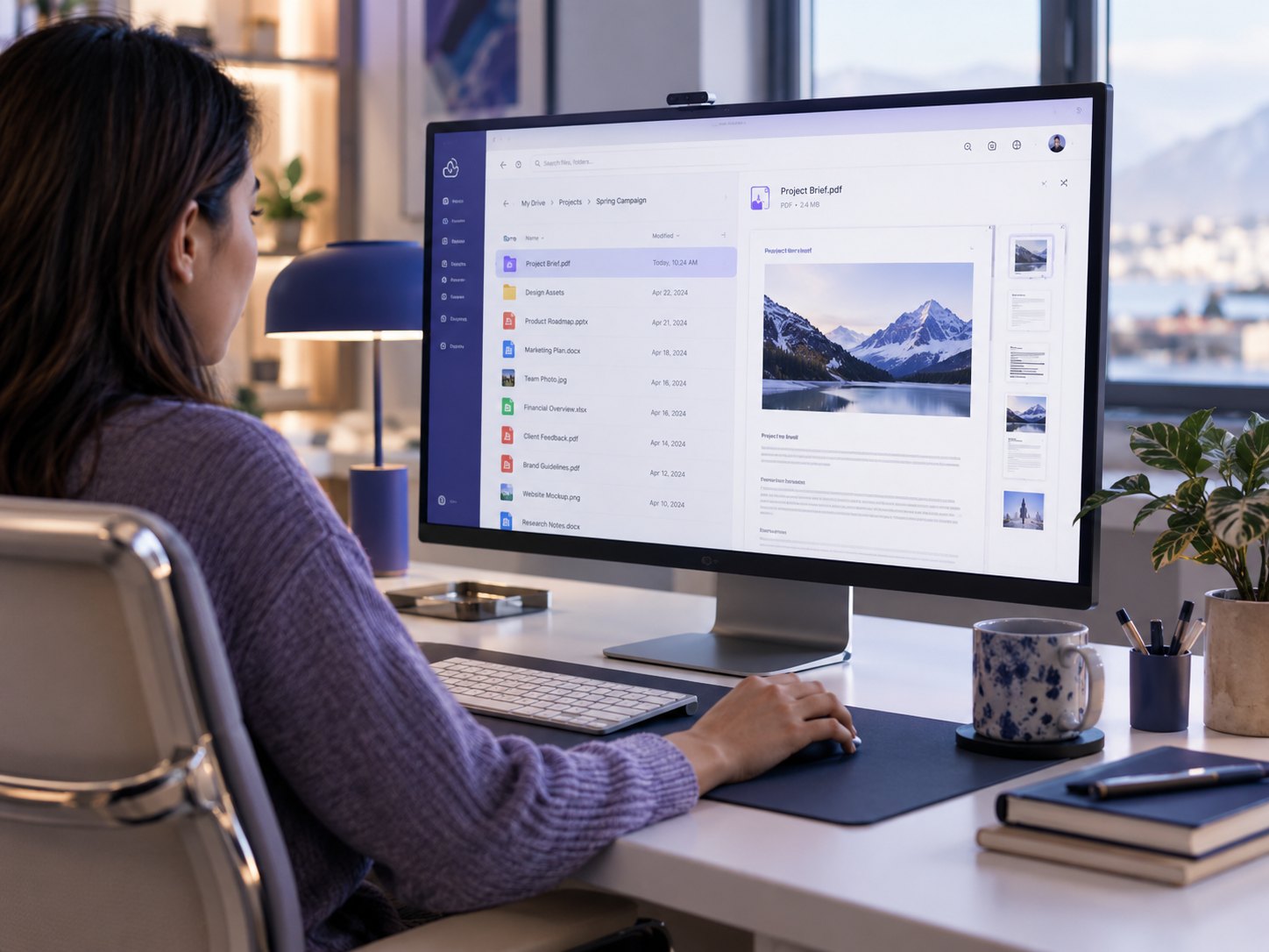 Explorer One file preview workflow